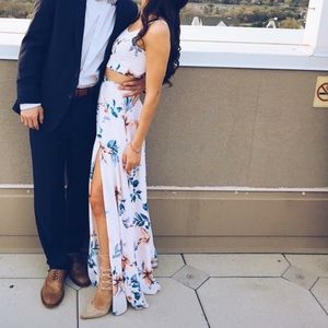 Two piece formal dress